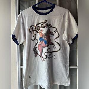 Rodeo Quincy XL western horse rodeo Graphic tee shirt  Americans cowboy country